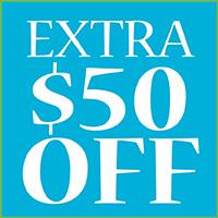 Extra $50 off every $500 you spend on flooring