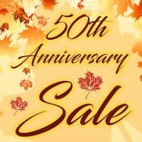 50th Anniversary Sale