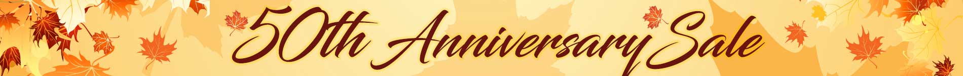 50th Anniversary Sale